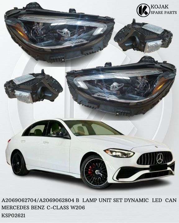 Headlight Set Mercedes-Benz C-Class W206 Dynamic LED