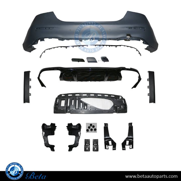 Mercedes E-Class W213 (2021-2023), Rear Bumper AMG E63 with PDC / Park Assist, Taiwan, 2138854405