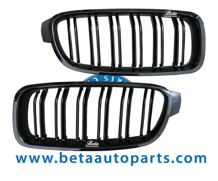 BMW 3 Series F30 (2012-2018), Radiator Grille M Look (Gloss Black), China, 51712240775 / 51712240778