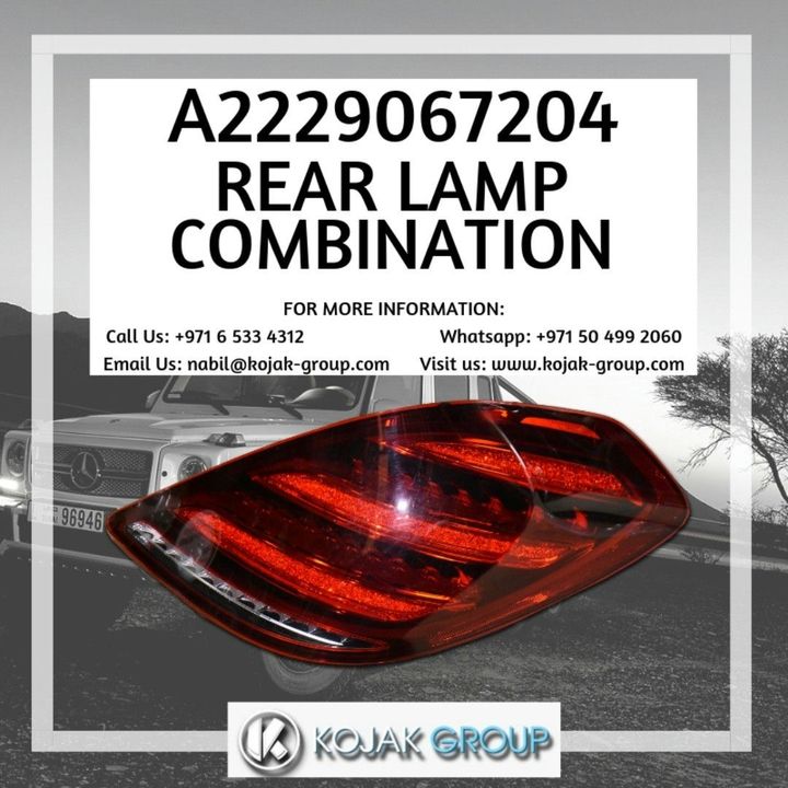 Rear Lamp Combination Mercedes-Benz S-Class W222 Right