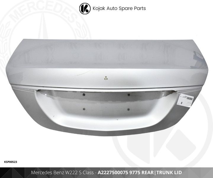 Mercedes Benz W222 S Class Trunk Lid
