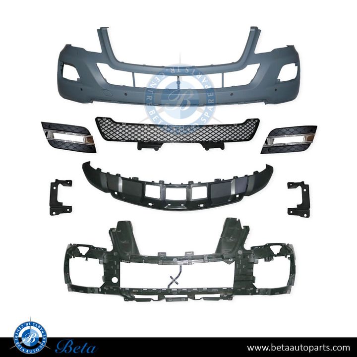 Mercedes ML-Class W164 (2009-2011), Front Bumper with PDC / Washer without Sport Package, China, 1648803340