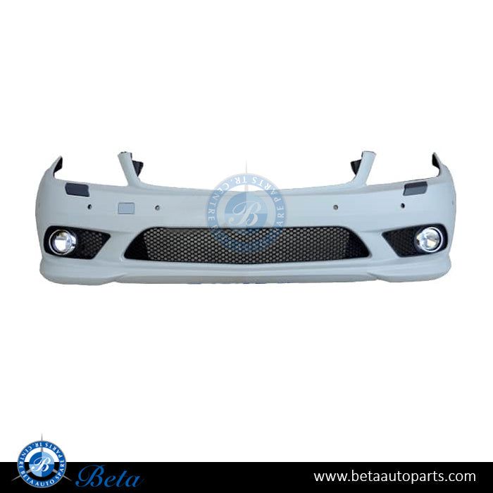 Mercedes C-Class W204 (2008-2010), Front Bumper Avantgarde/AMG with PDC with Washer, Taiwan, 2048857525