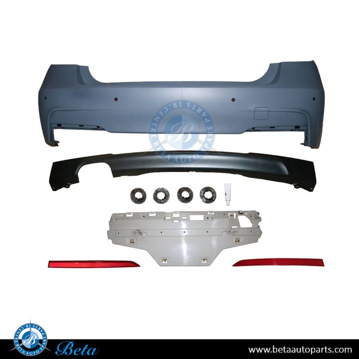 BMW 3 Series F30 (2012-2015), Rear Bumper M-Tek with PDC(320-330), Taiwan