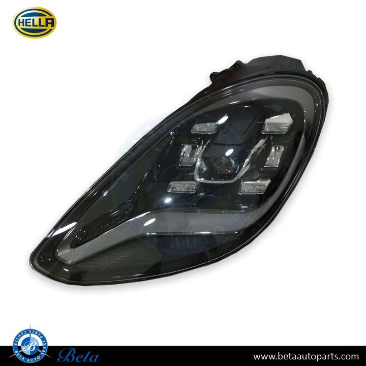 Porsche Panamera (2021-2023), Headlamp LED (Left), Hella, 971941033J, 971941043L