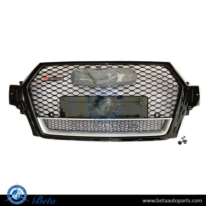 Audi Q7 (2016-2019), Radiator Grille RSQ7 Look (All Black), China, 4M0853651