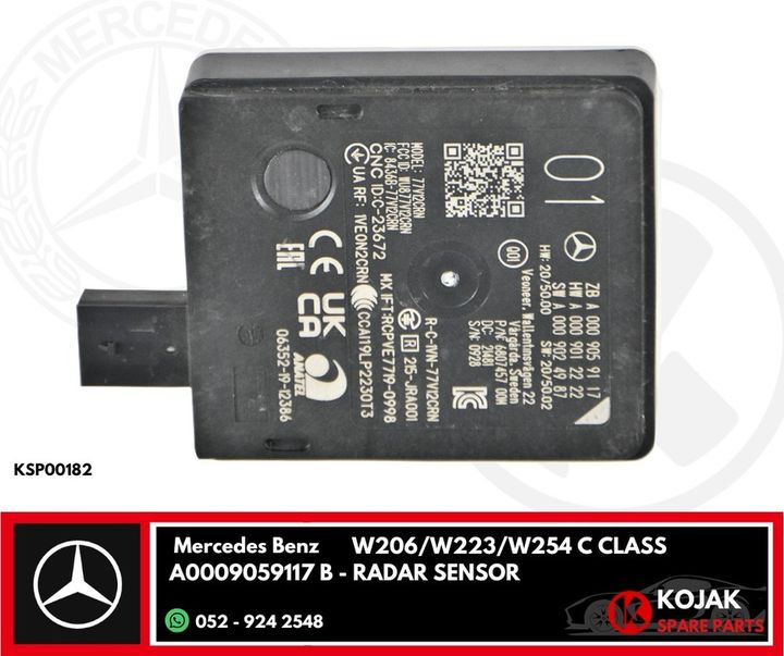 Mercedes-Benz Radar Sensor W206 W223 W254