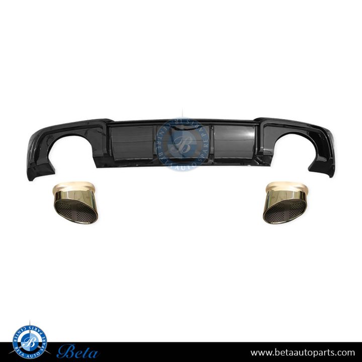 Audi A3 Hatchback (2017-2019), Rear Diffuser RS3 Look with Exhaust Tips, China, 8V3807521T