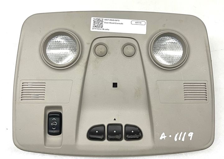 OverHead Console - 2015 GMC Acadia