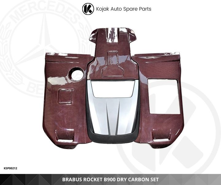 Brabus Rocket B900 Dry Carbon Engine Cover Set