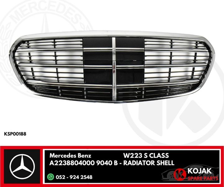 Radiator Grille Front Mercedes-Benz S-Class W223
