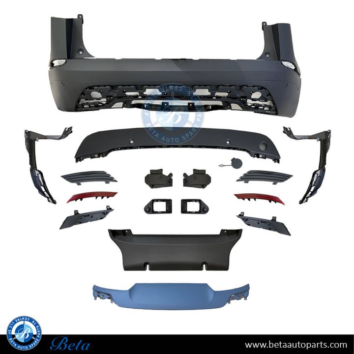 Range Rover Velar (2024-Up), Rear Bumper, China, LR181413