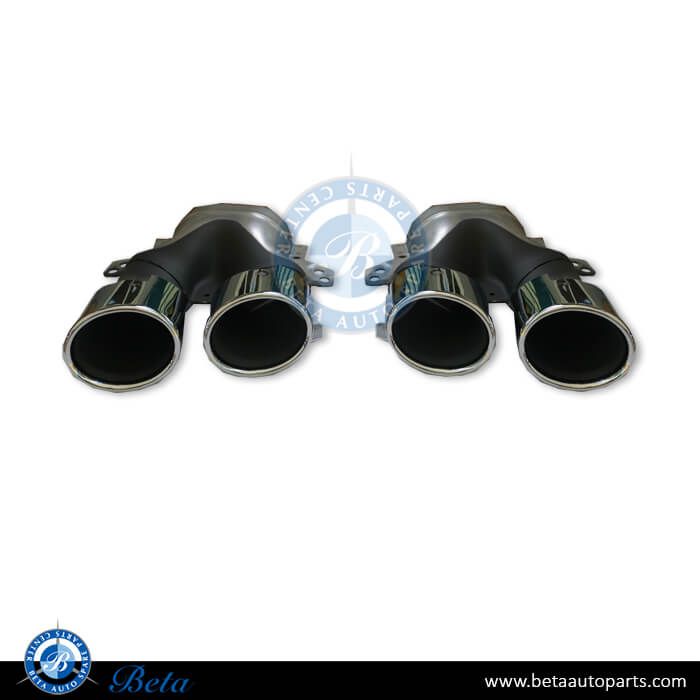 Mercedes E-Class W213 (2017-2023), Exhaust Tips AMG E53 Silver, China, 2134906705, 2134906805