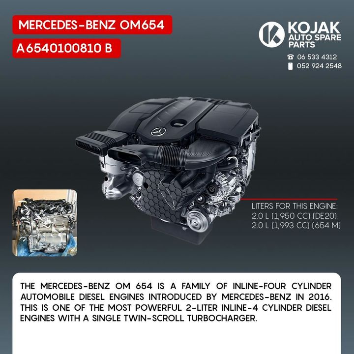 Mercedes-Benz OM654 Diesel Engine
