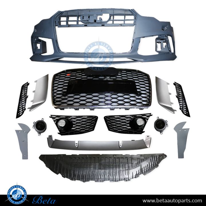 Audi A6 (2011-2014), Front Bumper Upgrade to 2015 RS6 Look, China, 4G0807065M