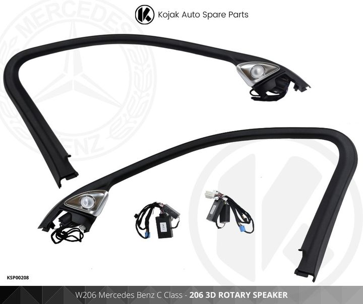 Mercedes Benz C-Class W206 3D Rotary Speaker Pair