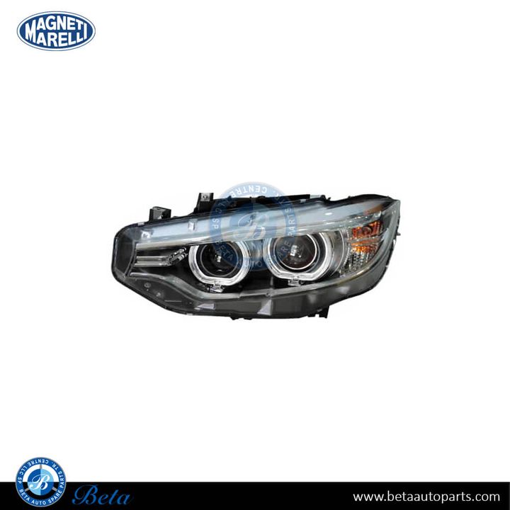 BMW 4 Series F32 / F36 (2014-2017), Headlamp Xenon LED with ASF (Left), Magneti Marelli, 7377839