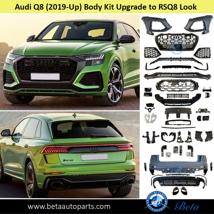 Audi Q8 (2019-2025), Body Kit Upgrade to RSQ8 Look, China