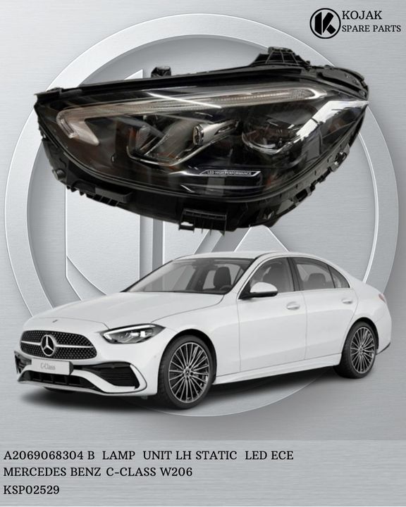Headlight Left Mercedes-Benz C-Class W206 LED Static