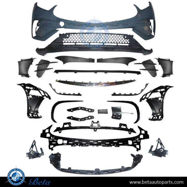 Mercedes GLC-Class X254 / C254 (2023-Up), Front Bumper Normal AMG with Park Assist, China, 2548851501