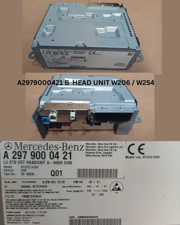 HEAD UNIT W206 / W254