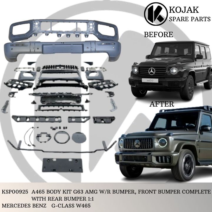Mercedes-Benz G-Class W465 G63 AMG Style Body Kit (Front & Rear Bumpers)
