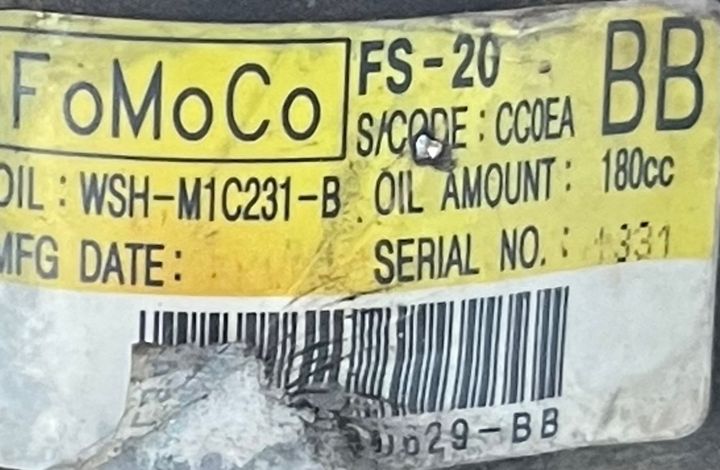 AC Compressor - 2011 Ford F-150
