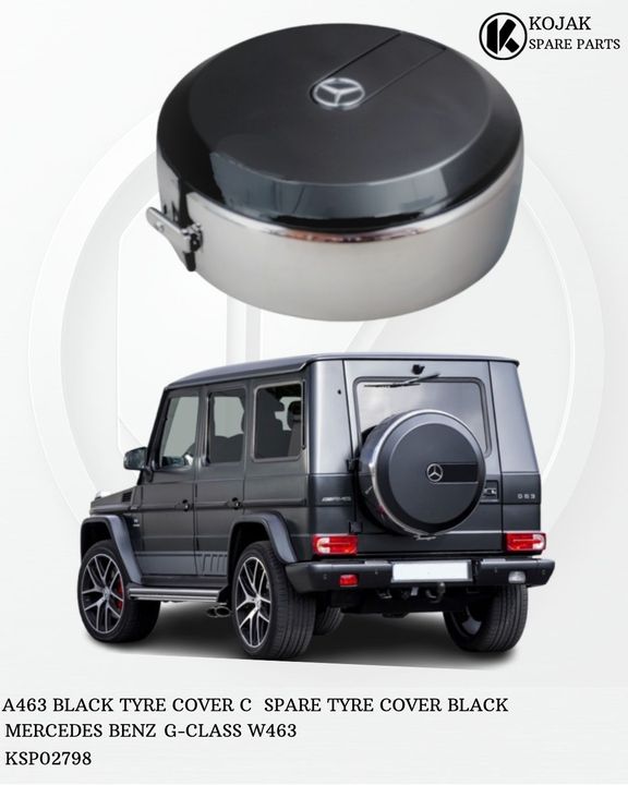 Spare Tyre Cover Black Mercedes-Benz G-Class W463