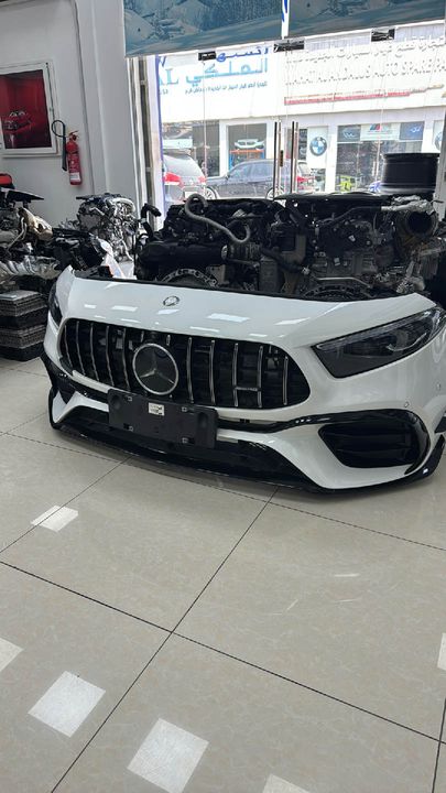 Mercedes-Benz A-Class W177 AMG Front Bumper Assembly White