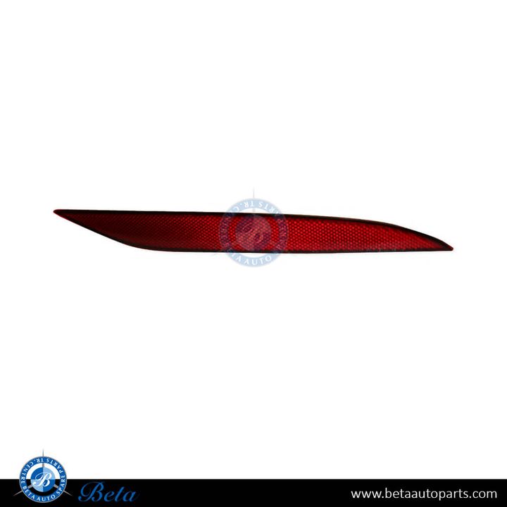 Tesla Model X (2015-2021), Rear Bumper Reflector (Right), China, 1034343-00-C / 1034343-00-B