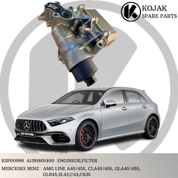 Mercedes-Benz AMG M139 Engine Oil Filter Housing with Oil Cooler