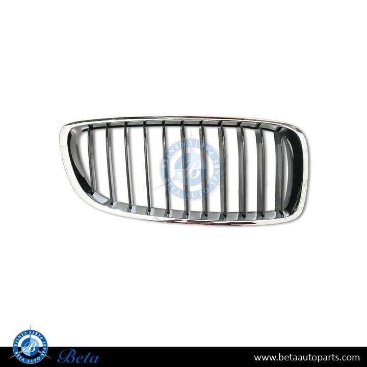 BMW 4 Series F32 / F36 (2014-2020), Radiator Grille Basis - Black and Chrome (Right), Taiwan, 51137294814