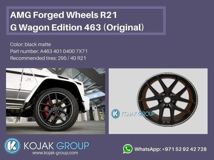 AMG Forged Wheel R21 for Mercedes-Benz G-Wagen Edition 463