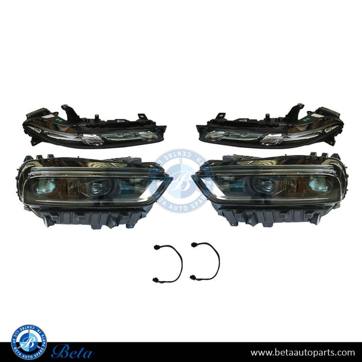 BMW X7 G07 (2019-2023), Headlamp Upgrade From Adaptive LED to 2023 LCI Laser Look, China, 63117933319 / 63117933320