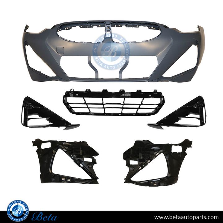 BMW 2 Series G42 (2021-Up), Front Bumper M-Tek with PDC and Park Assist, China, 51115B556A4