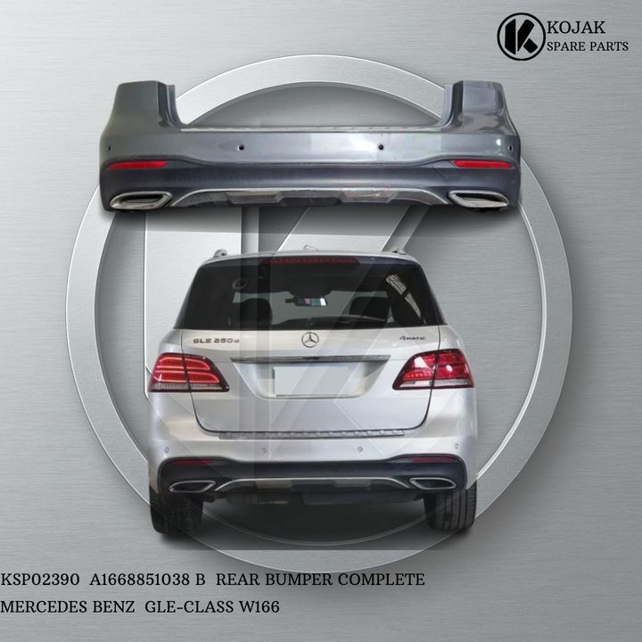 Rear Bumper Complete Mercedes-Benz GLE-Class W166