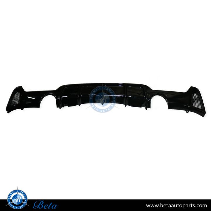 BMW 4 Series F32 (2014-2020), Rear Diffuser M-Performance for M-Tek 435i (Gloss Black), China, 51192339218