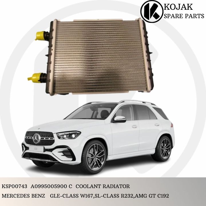 Mercedes-Benz Coolant Radiator for GLE-Class W167, SL-Class R232, AMG GT C192