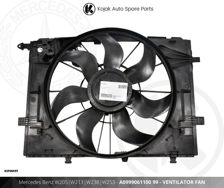 Mercedes Benz Radiator Cooling Fan W205 W213 W238 W253