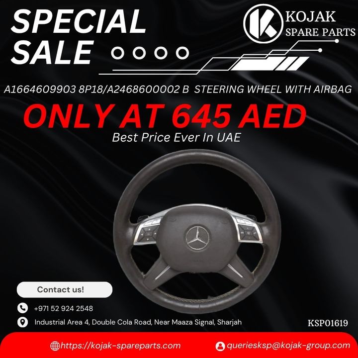 Mercedes-Benz Steering Wheel with Airbag