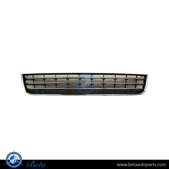 Volkswagen Touareg (2011-2014), Front Bumper Lower Grille with Chrome (Center), China, 7P6853671E