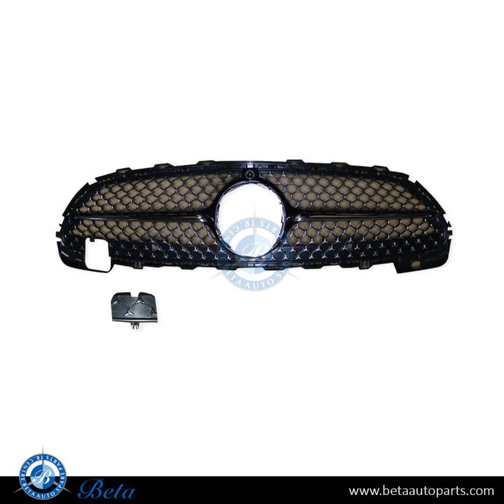 Mercedes C-Class W206 (2022-Up), Radiator Grille AMG Stars Look without Logo with Camera Hole (Black), China, 2068805105
