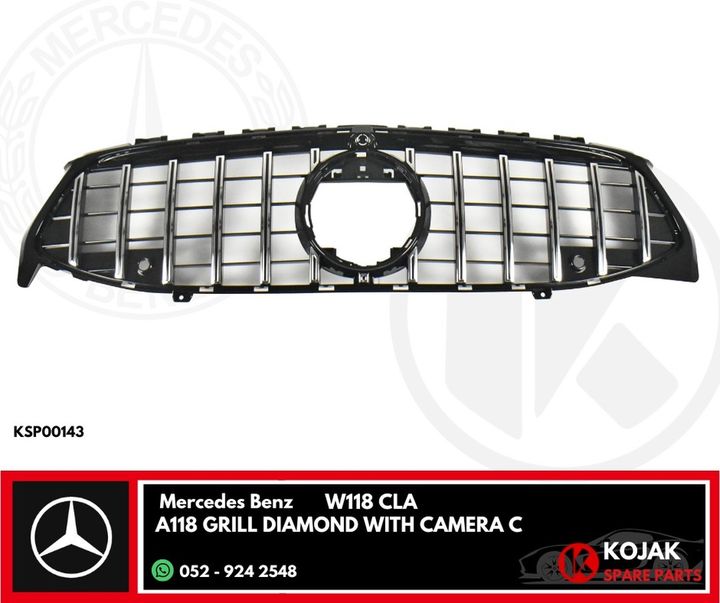 Mercedes Benz W118 CLA Diamond Grille with Camera