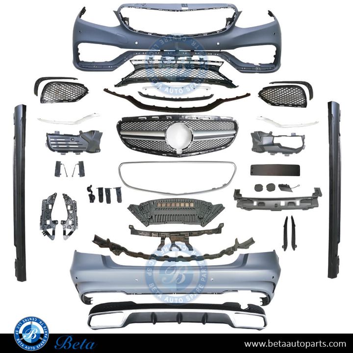 Mercedes E-Class W212 (2014-2016), Body Kit Upgrade to AMG E63 Look, China