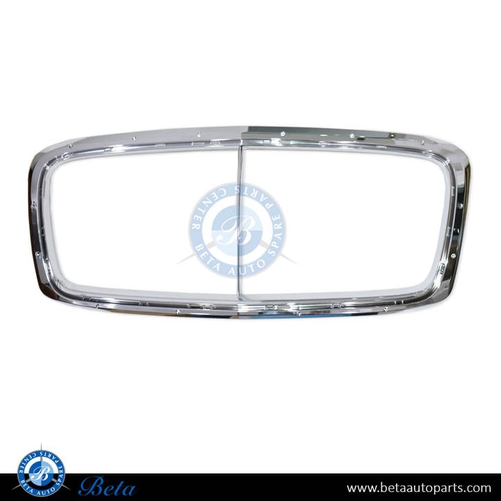 Bentley Continental GT (2012-2017), Radiator Grille Frame (Chrome), China, 3W3853667A / 3W3853667
