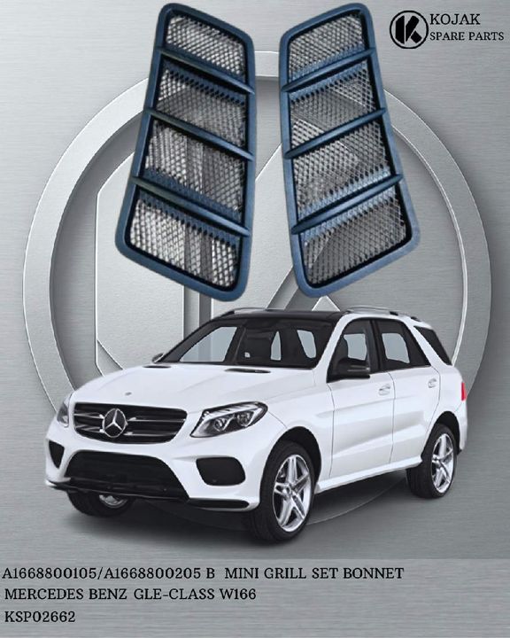 Bonnet Grille Set Mercedes-Benz GLE-Class W166