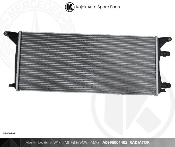 Radiator Mercedes Benz W166 ML GLE W292 AMG