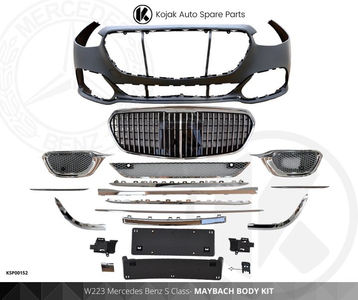 Mercedes-Benz S-Class W223 Maybach Front Body Kit