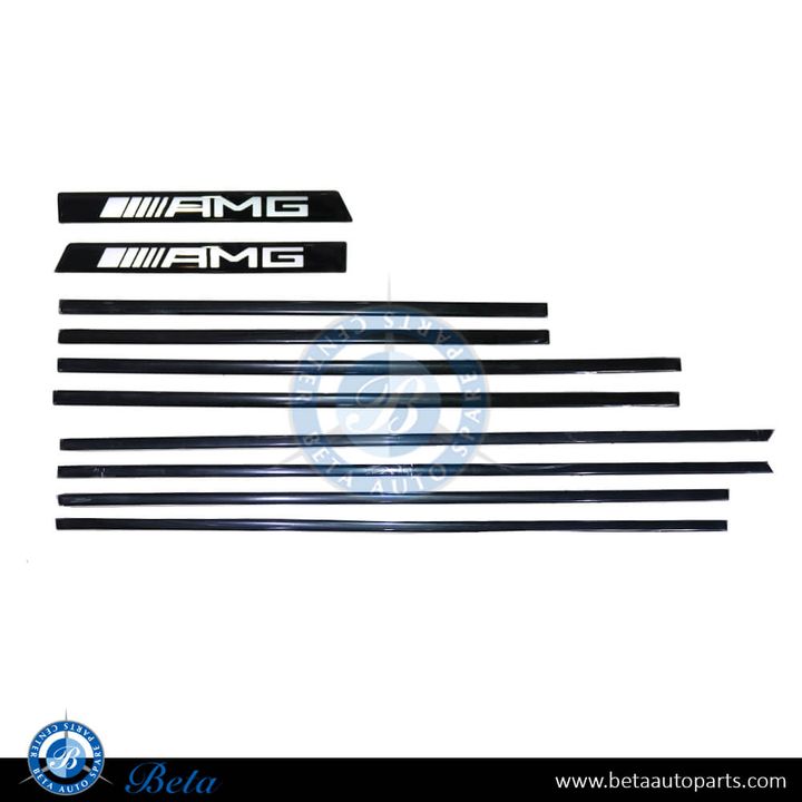 Mercedes G-Class W463 (1992-2017), Door and Fender Mouldings AMG G55 G63 OE Type (Black), China