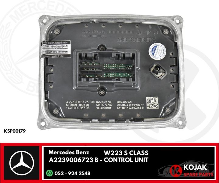 Mercedes-Benz W223 S-Class Control Unit